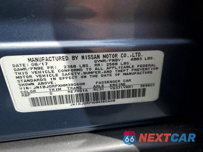 Zdjęcie 13 z 13 samochodu: 2017 INFINITI QX50 BASE VIN:JN1BJ0RPXHM390408 - miniatura