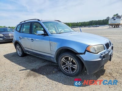 Czwarte zdjęcie samochodu z boku: 2004 BMW X3 3.0I VIN:WBXPA93404WC32640 - miniatura