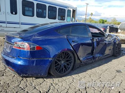 Trzecie zdjęcie samochodu z tyłu: 2021 TESLA MODEL S VIN:5YJSA1E58MF430138 - miniatura