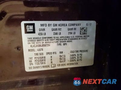 Zdjęcie 13 z 13 samochodu: 2018 BUICK ENCORE PREFERRED VIN:KL4CJASB6JB567294 - miniatura