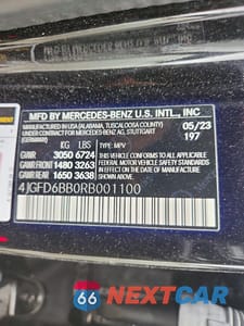 Zdjęcie 12 z 12 samochodu: 2024 MERCEDES-BENZ GLE COUPE AMG 53 4MATIC VIN:4JGFD6BB0RB001100 - miniatura