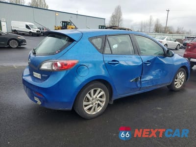 Trzecie zdjęcie samochodu z tyłu: 2012 MAZDA 3 I VIN:JM1BL1L8XC1677160 - miniatura