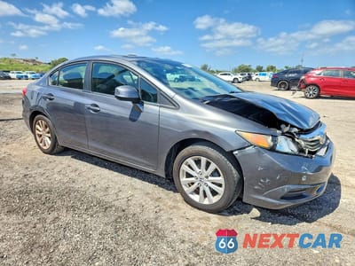 Czwarte zdjęcie samochodu z boku: 2012 HONDA CIVIC EX VIN:19XFB2F83CE061352 - miniatura