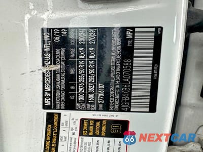 Zdjęcie 11 z 11 samochodu: 2020 MERCEDES-BENZ GLE 350 4MATIC VIN:4JGFB4KB6LA070588 - miniatura