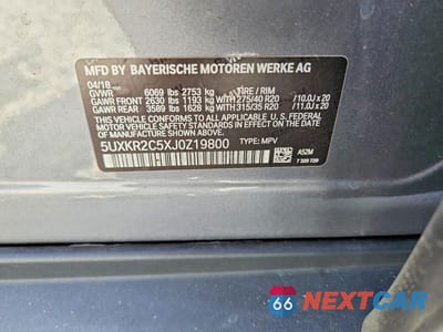 Zdjęcie 13 z 13 samochodu: 2018 BMW X5 SDRIVE35I VIN:5UXKR2C5XJ0Z19800 - miniatura