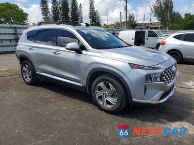 Czwarte zdjęcie samochodu z boku: 2022 HYUNDAI SANTA FE SEL VIN:5NMS34AJ7NH426273 - miniatura