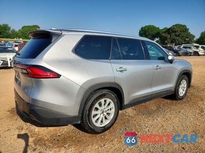 Trzecie zdjęcie samochodu z tyłu: 2024 TOYOTA GRAND HIGHLANDER XLE VIN:5TDAAAA5XRS002883 - miniatura
