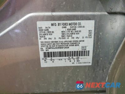 Zdjęcie 13 z 13 samochodu: 2024 FORD EDGE SEL VIN:2FMPK4J93RBB12828 - miniatura
