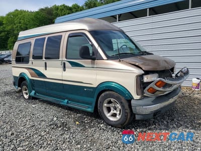 Czwarte zdjęcie samochodu z boku: 1997 CHEVROLET EXPRESS G1500 VIN:1GBFG15R8V1063291 - miniatura