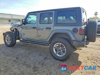 Drugie zdjęcie samochodu z przodu: 2023 JEEP WRANGLER SAHARA VIN:1C4HJXENXPW529816 - miniatura