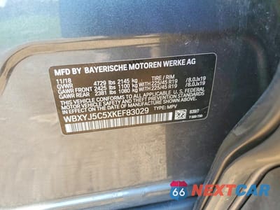 Zdjęcie 13 z 13 samochodu: 2019 BMW X2 XDRIVE28I VIN:WBXYJ5C5XKEF83029 - miniatura