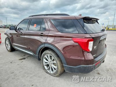 Drugie zdjęcie samochodu z przodu: 2020 FORD EXPLORER XLT VIN:1FMSK7DH3LGB21043 - miniatura