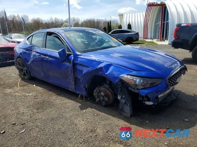 Czwarte zdjęcie samochodu z boku: 2019 GENESIS G70 2.0T ADVANCED VIN:KMTG44LA0KU042471 - miniatura