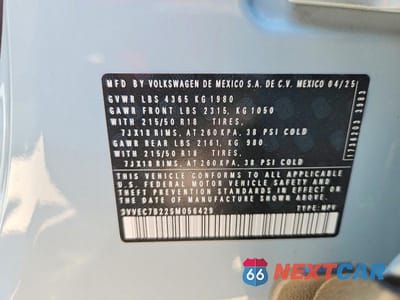 Zdjęcie 13 z 13 samochodu: 2025 VOLKSWAGEN TAOS SE VIN:3VVEC7B22SM056429 - miniatura