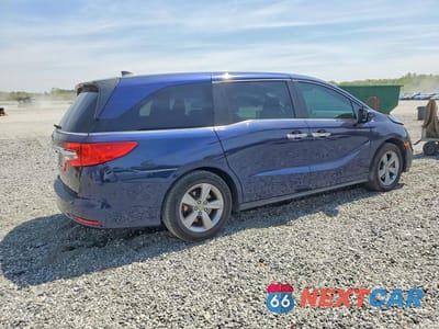 Trzecie zdjęcie samochodu z tyłu: 2019 HONDA ODYSSEY EXL VIN:5FNRL6H70KB056544 - miniatura