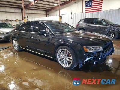 Czwarte zdjęcie samochodu z boku: 2015 AUDI A8 L QUATTRO VIN:WAU32AFD5FN028926 - miniatura