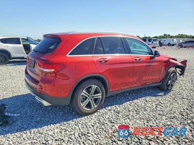 Trzecie zdjęcie samochodu z tyłu: 2018 MERCEDES-BENZ GLC 300 4MATIC VIN:WDC0G4KB4JV079561 - miniatura