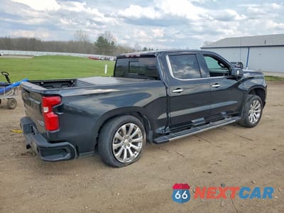 Trzecie zdjęcie samochodu z tyłu: 2021 CHEVROLET SILVERADO K1500 HIGH COUNTRY VIN:1GCUYHED0MZ224343 - miniatura