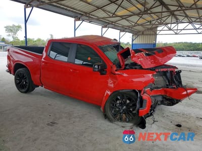 Czwarte zdjęcie samochodu z boku: 2020 CHEVROLET SILVERADO C1500 RST VIN:1GCPWDED7LZ291452 - miniatura