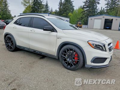 Czwarte zdjęcie samochodu z boku: 2015 MERCEDES-BENZ GLA 45 AMG VIN:WDDTG5CBXFJ077471 - miniatura