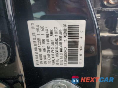 Zdjęcie 12 z 12 samochodu: 2010 ACURA TSX VIN:JH4CU2E62AC004334 - miniatura