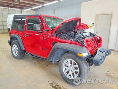 Czwarte zdjęcie samochodu z boku: 2023 JEEP WRANGLER SPORT VIN:1C4GJXAN9PW636373 - miniatura
