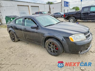 Czwarte zdjęcie samochodu z boku: 2010 DODGE AVENGER R VIN:1B3CC5FB4AN134655 - miniatura