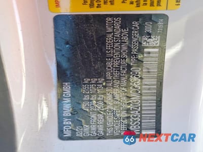 Zdjęcie 12 z 12 samochodu: 2021 BMW M4 COMPETITION VIN:WBS33AZ03MCG63690 - miniatura
