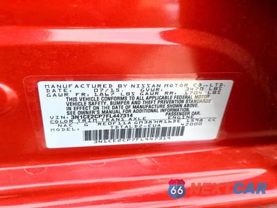 Zdjęcie 13 z 13 samochodu: 2015 NISSAN VERSA NOTE SV VIN:3N1CE2CP7FL447314 - miniatura