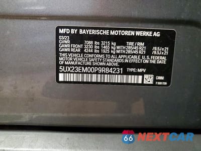 Zdjęcie 13 z 13 samochodu: 2023 BMW X7 XDRIVE40I VIN:5UX23EM00P9R84231 - miniatura