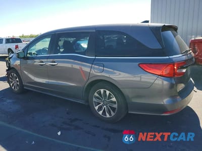 Drugie zdjęcie samochodu z przodu: 2021 HONDA ODYSSEY EXL VIN:5FNRL6H71MB021563 - miniatura