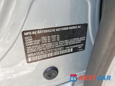 Zdjęcie 12 z 12 samochodu: 2015 BMW 750 LI VIN:WBAYE8C57FD782001 - miniatura