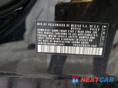 Zdjęcie 13 z 13 samochodu: 2024 VOLKSWAGEN JETTA SE VIN:3VW7M7BU8RM075807 - miniatura
