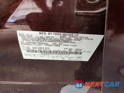 Zdjęcie 12 z 12 samochodu: 2012 FORD FLEX LIMITED VIN:2FMGK5DC5CBD07673 - miniatura