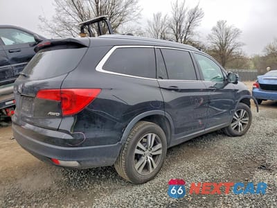 Trzecie zdjęcie samochodu z tyłu: 2017 HONDA PILOT EXL VIN:5FNYF6H69HB000296 - miniatura