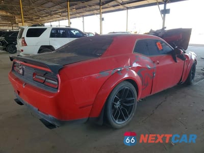 Trzecie zdjęcie samochodu z tyłu: 2019 DODGE CHALLENGER SRT HELLCAT VIN:2C3CDZC99KH750001 - miniatura