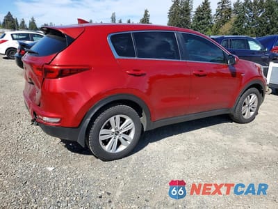Trzecie zdjęcie samochodu z tyłu: 2017 KIA SPORTAGE LX VIN:KNDPMCAC2H7099405 - miniatura