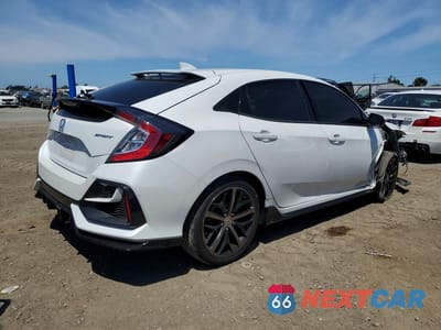 Trzecie zdjęcie samochodu z tyłu: 2021 HONDA CIVIC SPORT VIN:SHHFK7G46MU204068 - miniatura