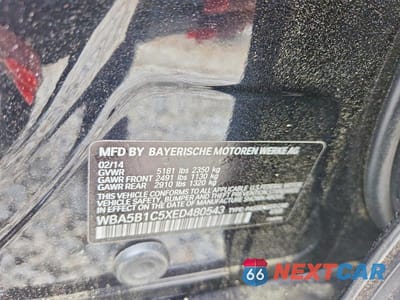 Zdjęcie 12 z 12 samochodu: 2014 BMW 535 I VIN:WBA5B1C5XED480543 - miniatura