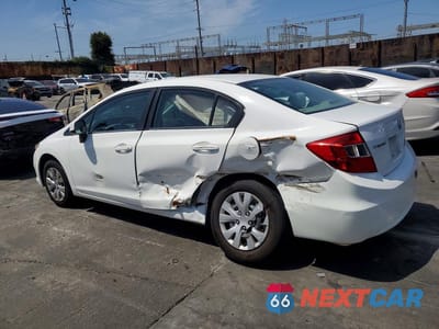 Drugie zdjęcie samochodu z przodu: 2012 HONDA CIVIC LX VIN:19XFB2F57CE099382 - miniatura