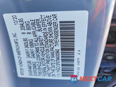 Zdjęcie 13 z 13 samochodu: 2021 HONDA ACCORD TOURING HYBRID VIN:1HGCV3F97MA000942 - miniatura