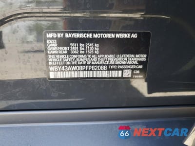 Zdjęcie 12 z 12 samochodu: 2023 BMW I4 EDRIVE 35 VIN:WBY43AW08PFP82088 - miniatura