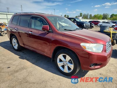 Czwarte zdjęcie samochodu z boku: 2010 TOYOTA HIGHLANDER LIMITED VIN:5TDDK3EH4AS012761 - miniatura