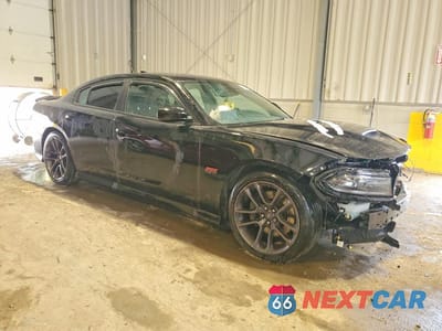 Czwarte zdjęcie samochodu z boku: 2023 DODGE CHARGER SCAT PACK VIN:2C3CDXGJ0PH635707 - miniatura