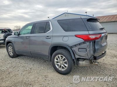 Drugie zdjęcie samochodu z przodu: 2019 CHEVROLET TRAVERSE LS VIN:1GNERFKW3KJ153296 - miniatura
