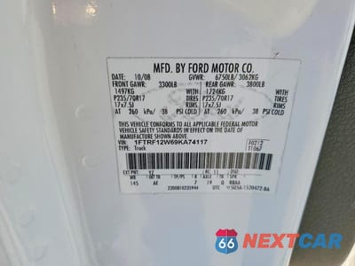 Zdjęcie 13 z 13 samochodu: 2009 FORD F150 VIN:1FTRF12W69KA74117 - miniatura