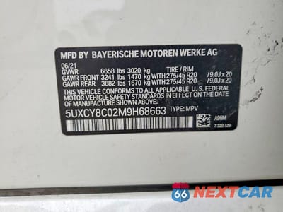 Zdjęcie 13 z 13 samochodu: 2021 BMW X6 M50I VIN:5UXCY8C02M9H68663 - miniatura