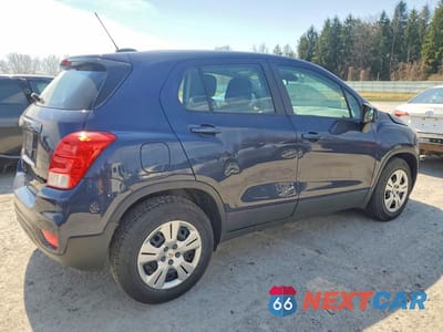 Trzecie zdjęcie samochodu z tyłu: 2019 CHEVROLET TRAX LS VIN:3GNCJKSB8KL167207 - miniatura
