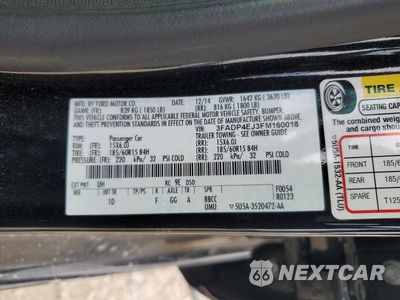 Zdjęcie 13 z 13 samochodu: 2015 FORD FIESTA SE VIN:3FADP4EJ3FM160018 - miniatura