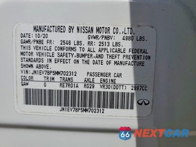 Zdjęcie 13 z 13 samochodu: 2021 INFINITI Q50 LUXE VIN:JN1EV7BP5MM702312 - miniatura